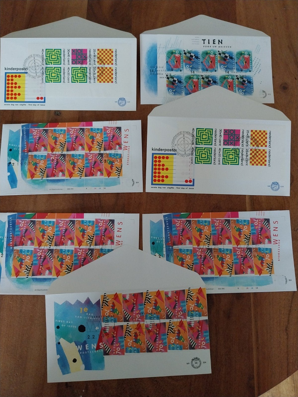 Veel FDC's los/ albums en voorlopers en Nederlandse zegels., Ophalen of Verzenden, Nederland