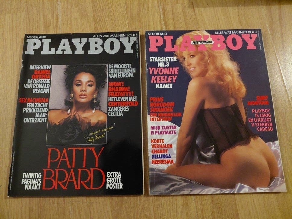 Oude jaren '80 Playboy Magazine NL Patty Brard + Keeley, Ophalen of Verzenden, Zo goed als nieuw