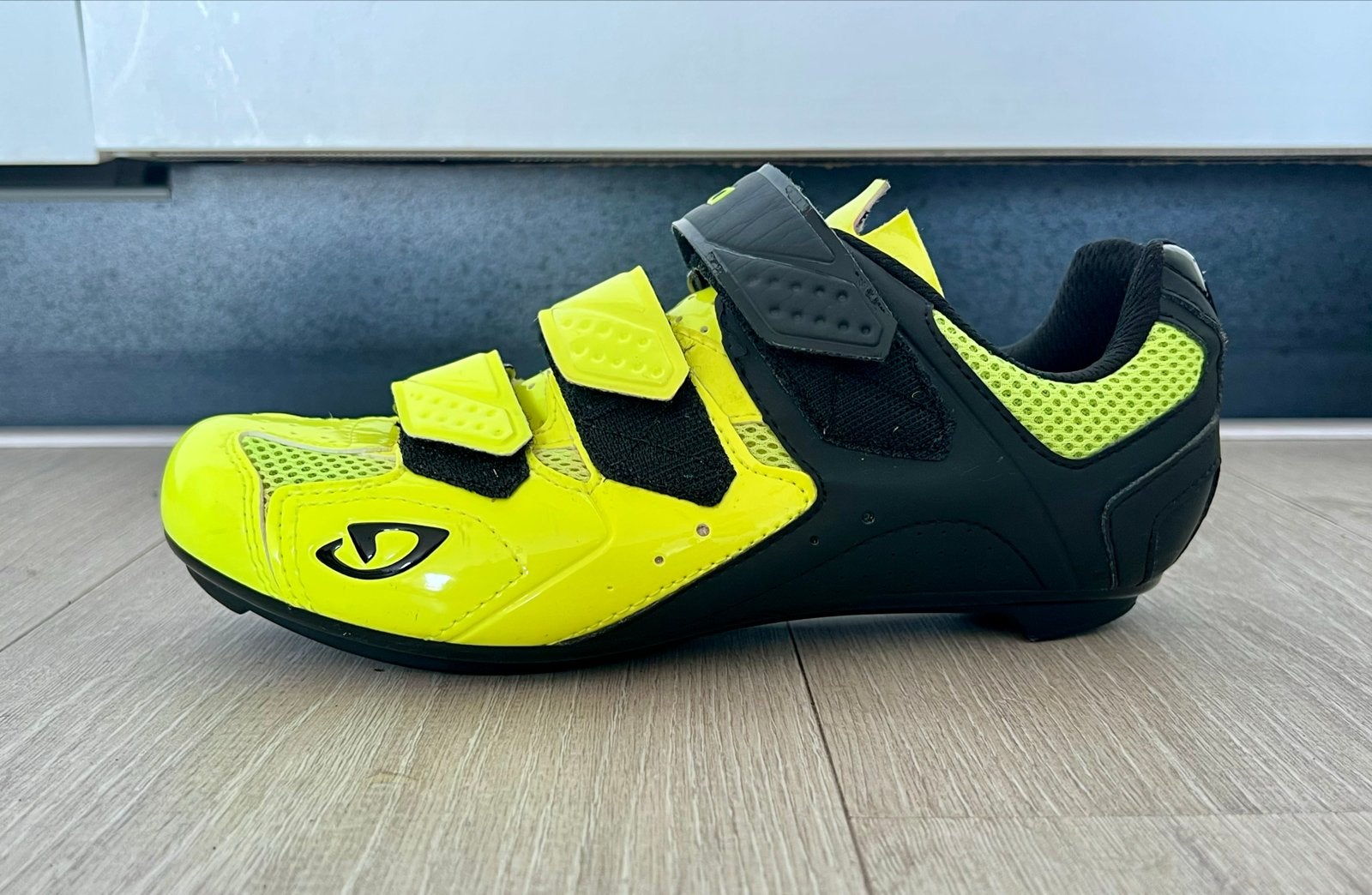 Giro Treble II.fietsschoenen - Neon Geel 42, Ophalen of Verzenden, Zo goed als nieuw, Kleding
