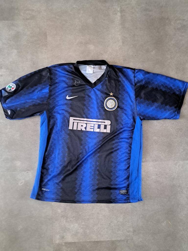 Inter milan voetbalshirt Wesley Sneijder, Blauw, Nike, Maat 56/58 (XL), Ophalen of Verzenden