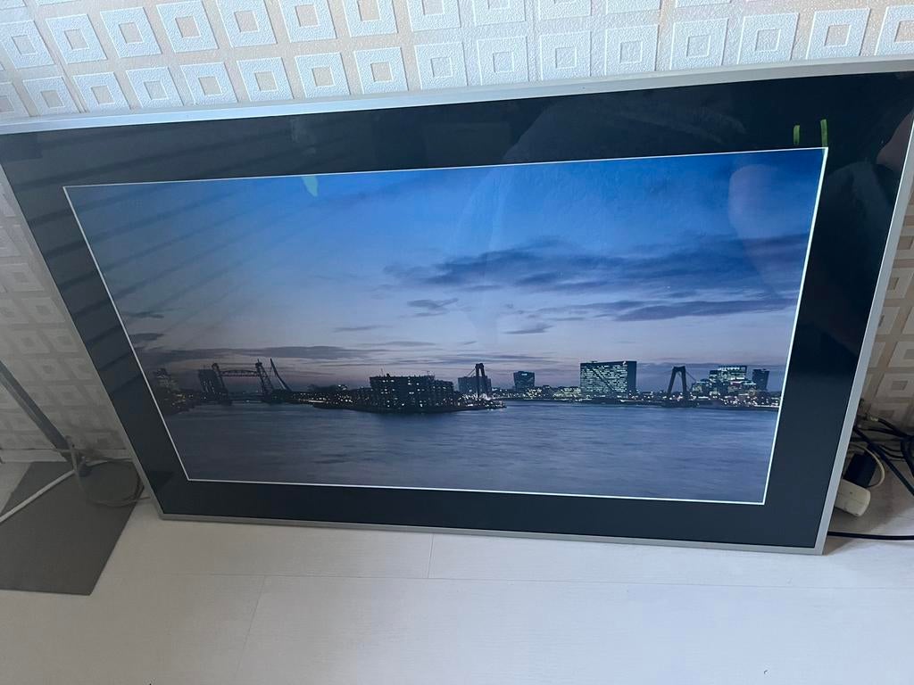 Skyline Rotterdam 2000, Ophalen, Zo goed als nieuw, 100 tot 125 cm, Foto of Poster