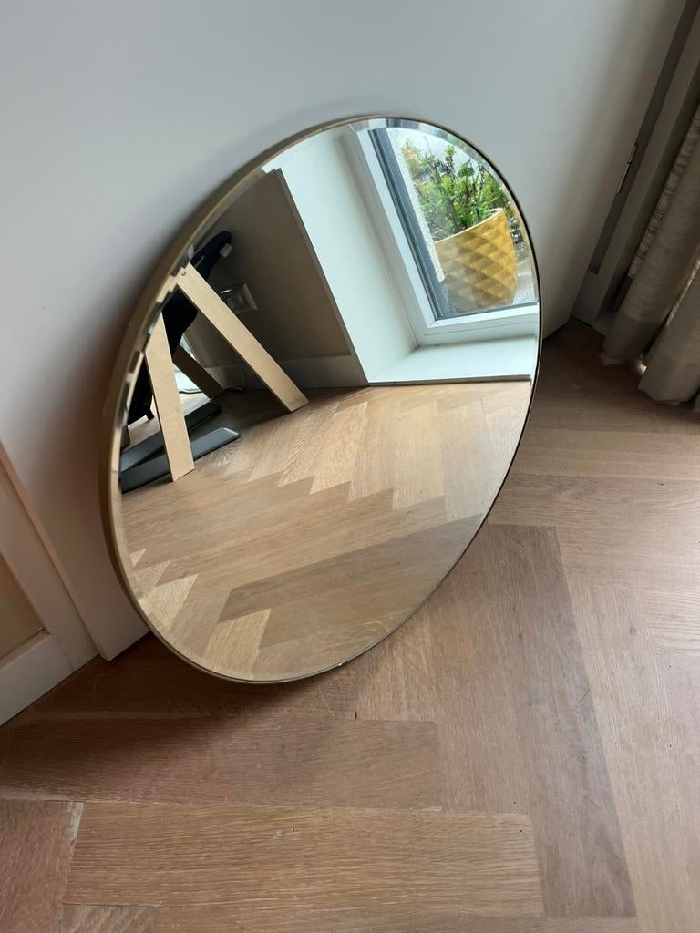 Zara home wand spiegel rond diameter 55 cm, Ophalen, Rond, 50 tot 75 cm, Minder dan 100 cm