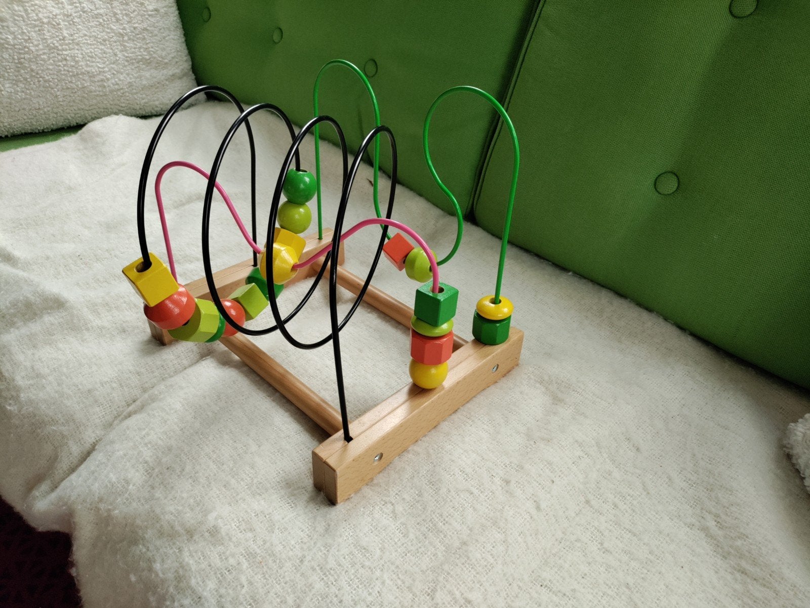 IKEA MULA kralenframe - Houten kralen spiraal, Ophalen, Gebruikt, Overige typen