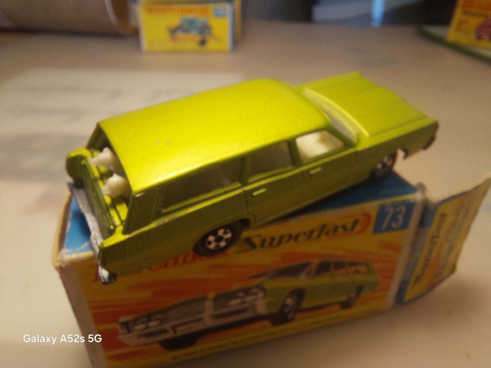 Matchbox Superfast 73 Mercury Commuter met doosje, Ophalen of Verzenden, Gebruikt, Auto's