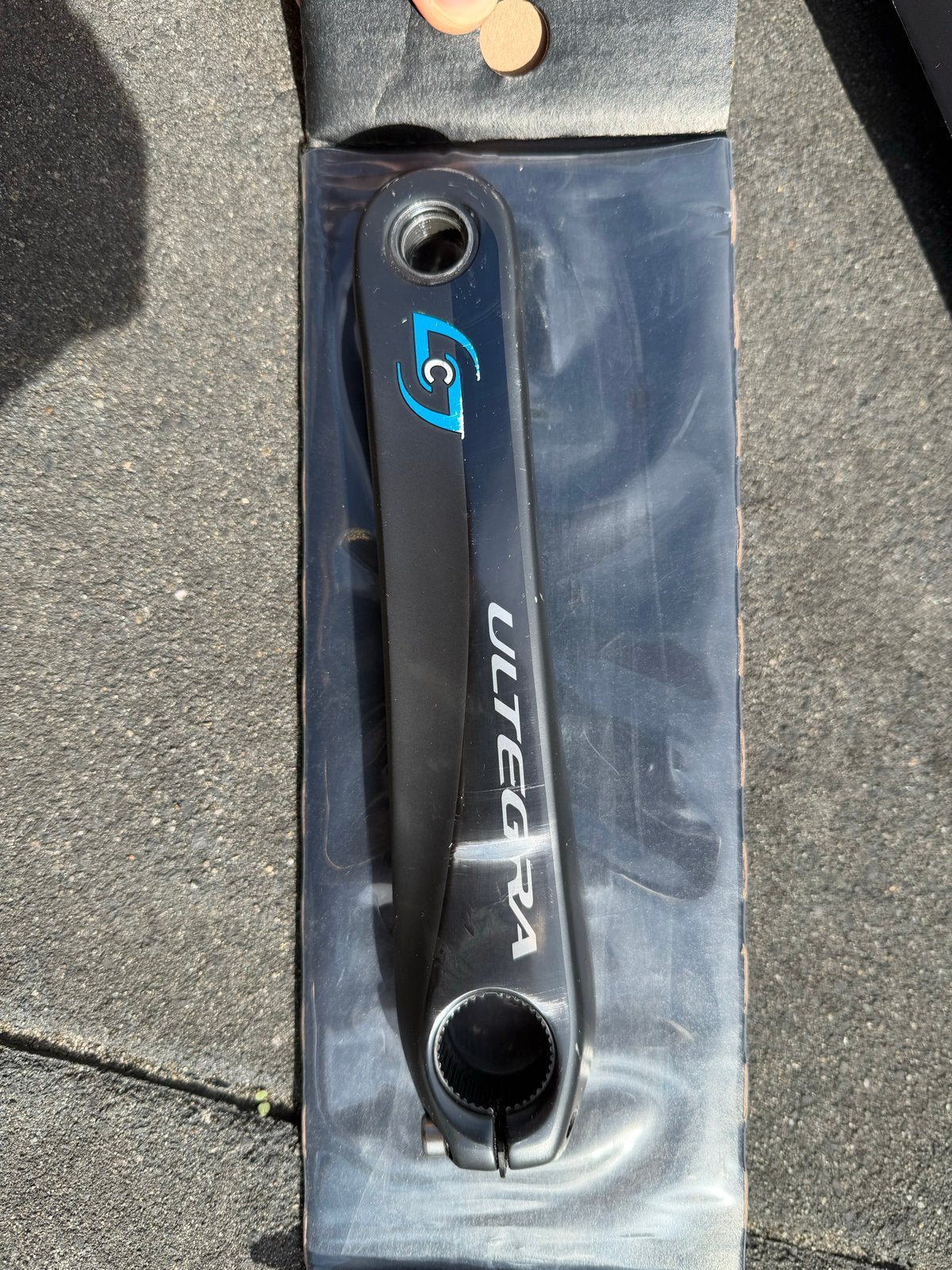 Stages Powermeter Links - Shimano Ultegra FC-6800 172.5mm, Crankstel of Pedalen, Gebruikt, Ophalen of Verzenden, Aluminium