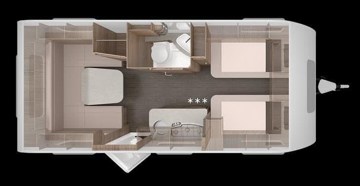 Overcomplete Knaus 500EU Silver Selection - veel extras!, Caravans en Kamperen, 2 aparte bedden, 7 tot 8 meter, Particulier, Knaus