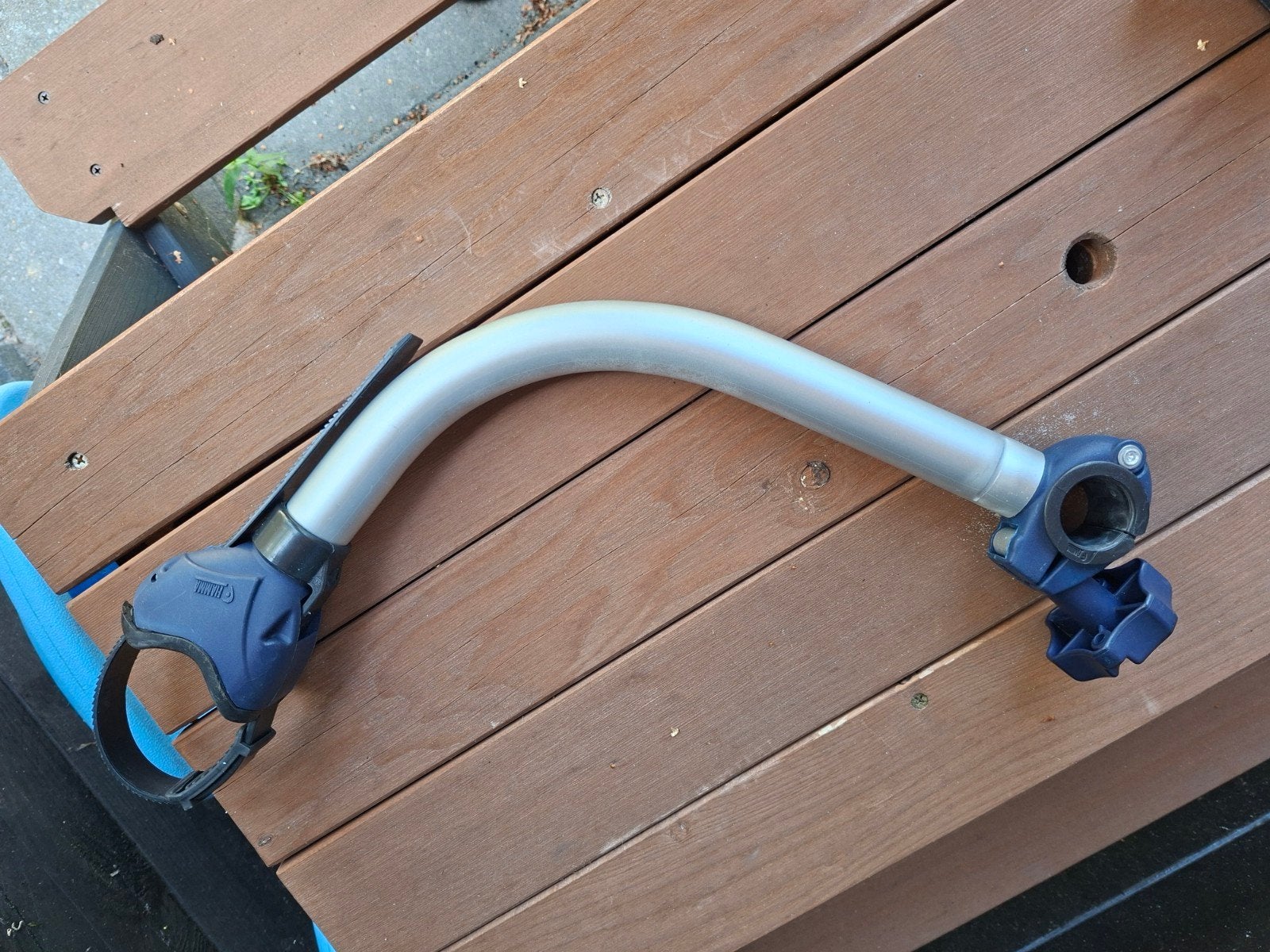 Fiamma fietsklem blauw, Ophalen