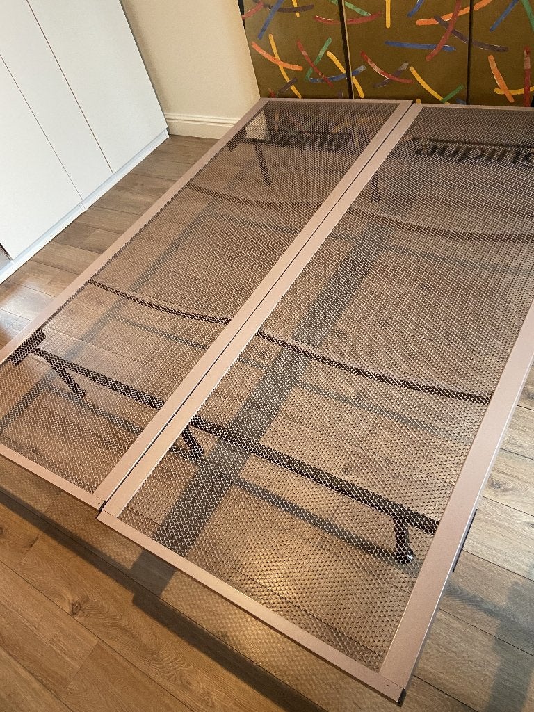 Auping bedbodems 80x200 cm (2 stuks) met bedpoten, Ophalen, Gebruikt, Tweepersoons, 80 cm