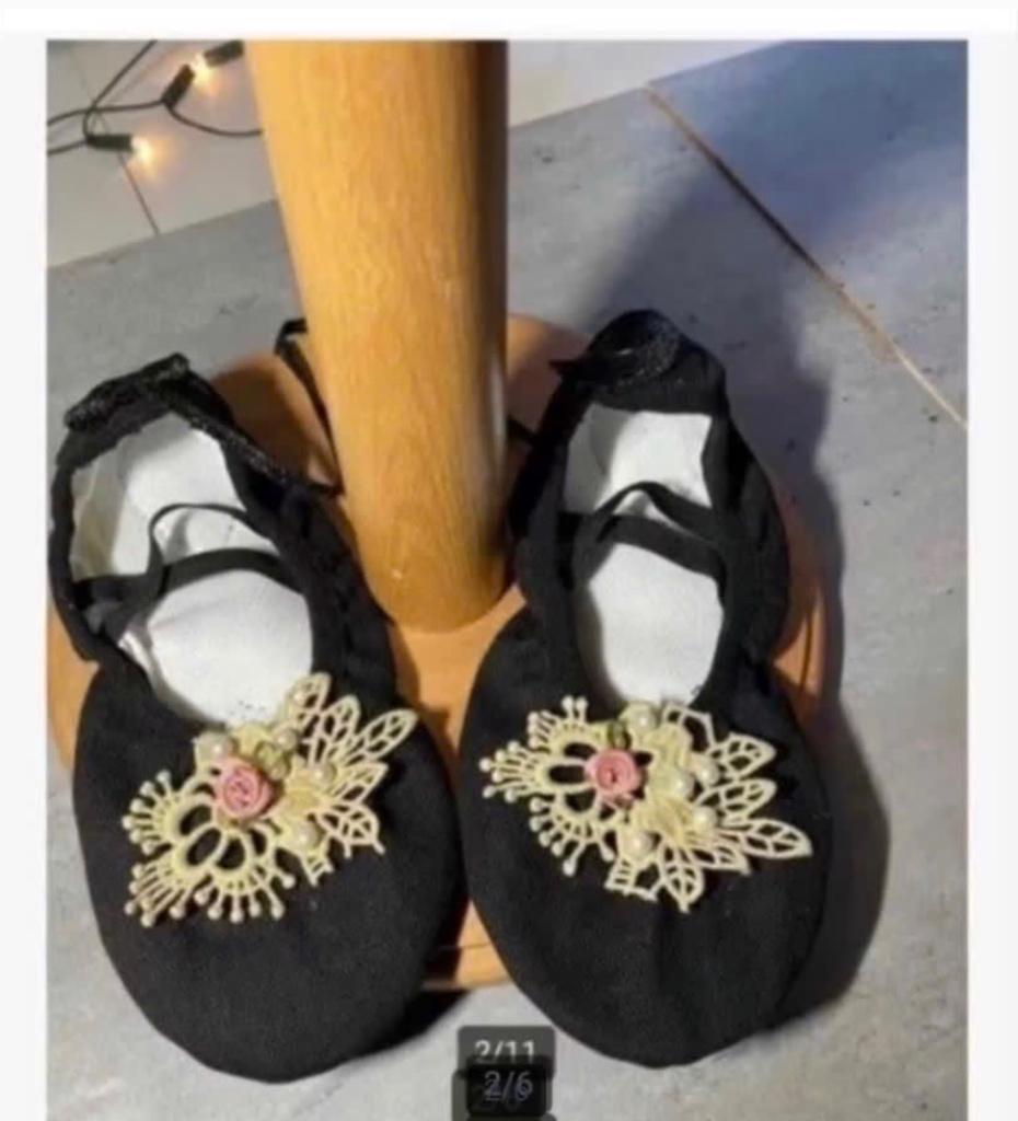 Nieuwe zwarte ballet schoentjes mt.36, Sport en Fitness, Ballet, Schoenen, Nieuw, Ophalen of Verzenden, X