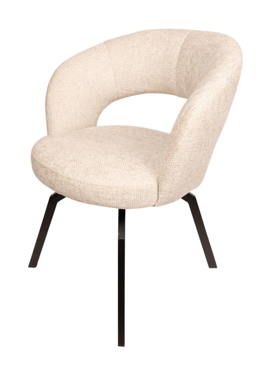 6 Eetkamer draaistoelen Aranea, Huis en Inrichting, Stoelen, Ophalen, Overige kleuren, Zo goed als nieuw, Stof