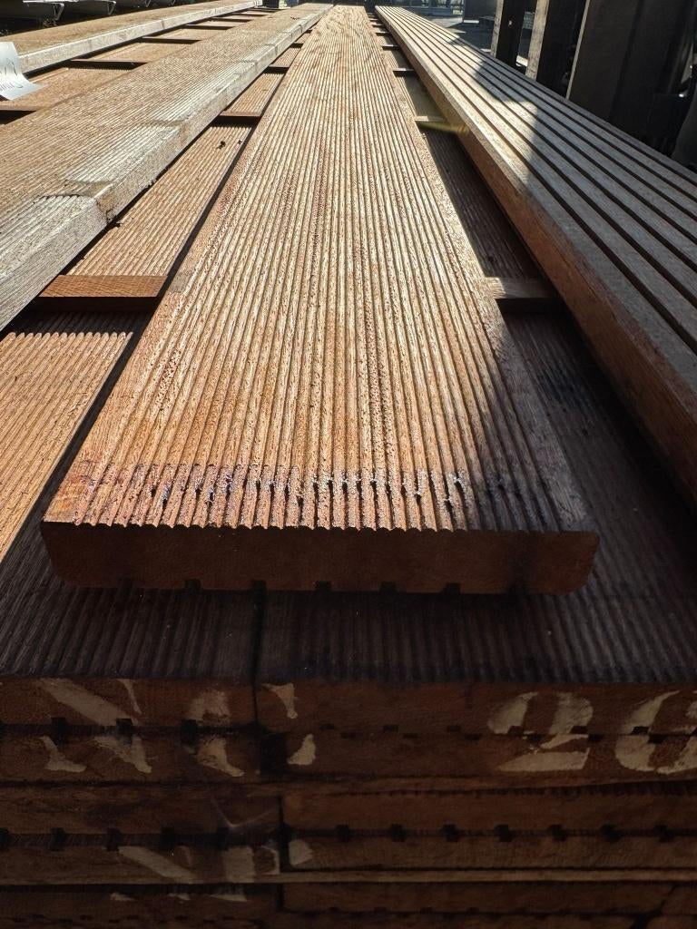 Hardhouten Vlonderplanken 24x145mm 250-450cm lang, Ophalen, Tim, Nieuw, Tim