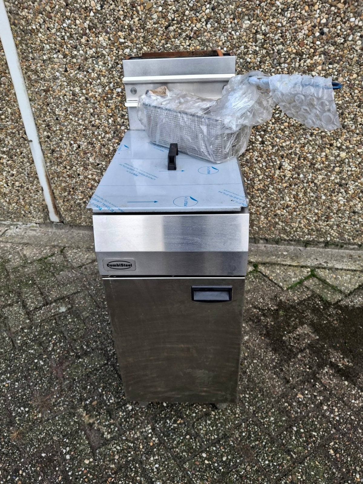CombiSteel Gasfrituur 25L - Professionele Frituurpan, Ophalen of Verzenden, Gebruikt, Fornuis, Frituur en Grillen