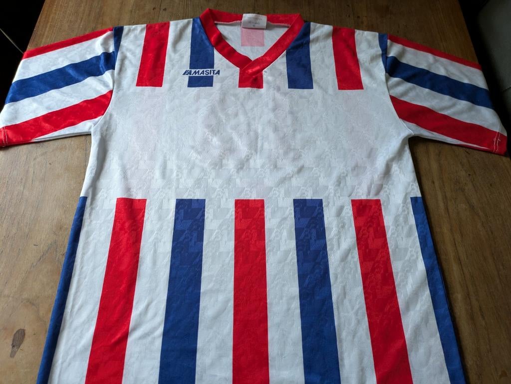 Voetbalshirt Willem II vintage shirt 1990 Zeldzaam, Maat XL, Ophalen of Verzenden, Zo goed als nieuw, Shirt
