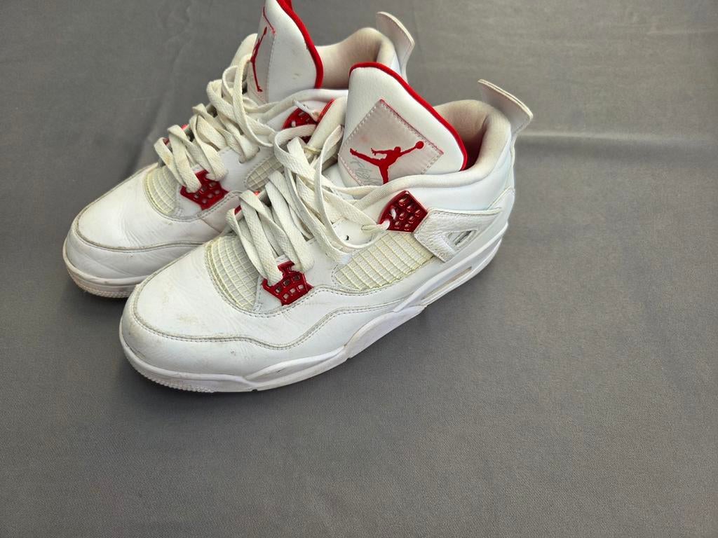 Nike Air Jordan 4 Retro Fire Red (2020) Sneakers, Nike Air Jordan, Wit, Ophalen of Verzenden, Sneakers of Gympen