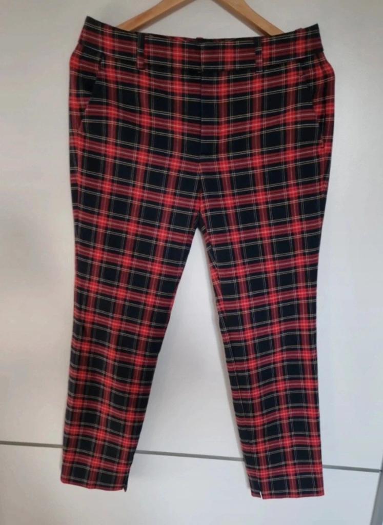 Zara geblokte broek maat 36 (S), Zara, Ophalen of Verzenden, Zo goed als nieuw, Maat 36 (S)