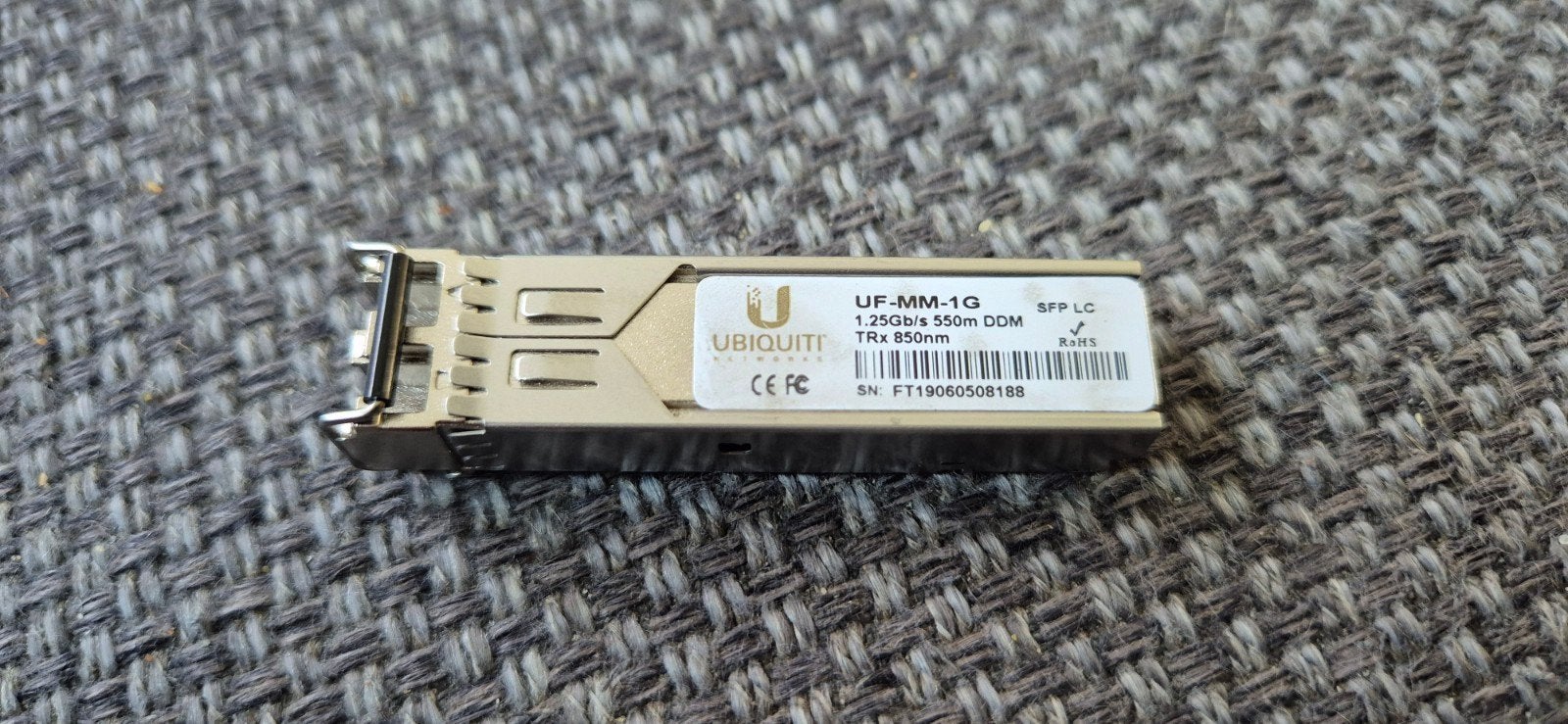 Ubiquiti UF-MM-1G SFP LC Transceiver Module, Ophalen of Verzenden, Gebruikt