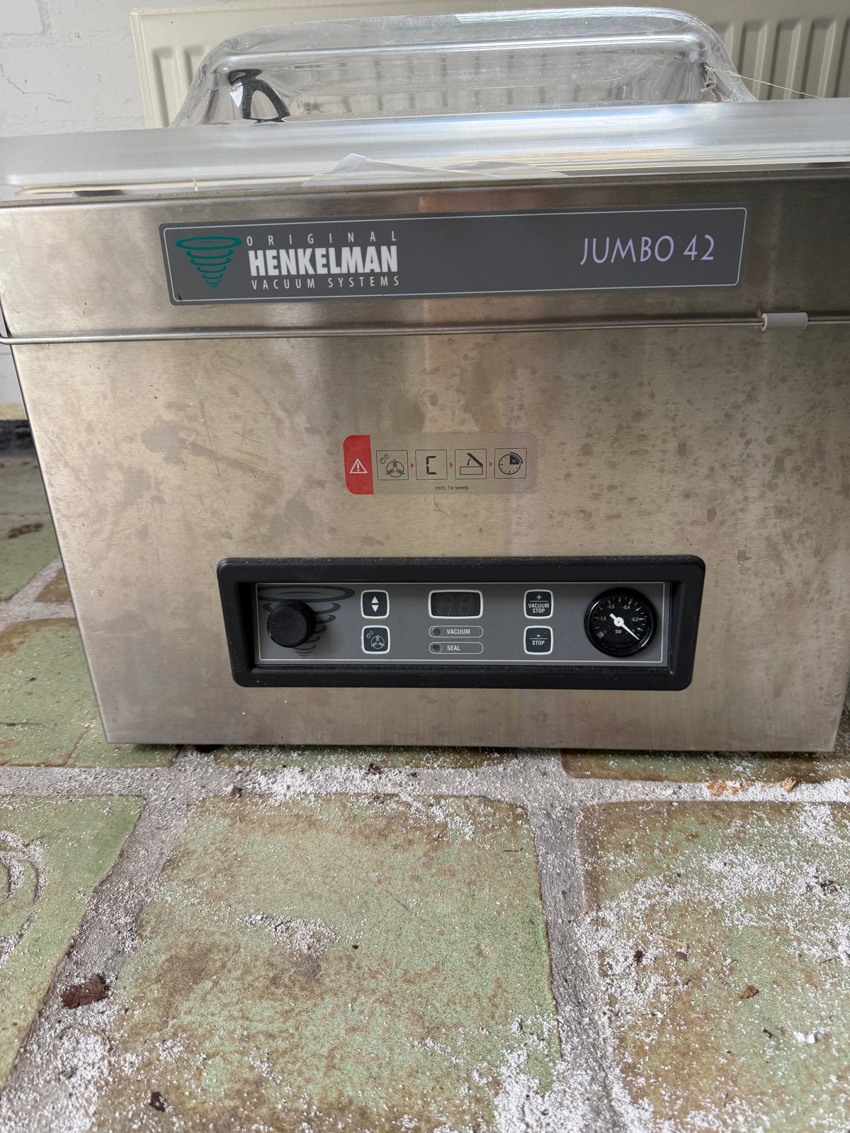 Henkelman Jumbo 42 Vacumeermachine, Ophalen, Gebruikt