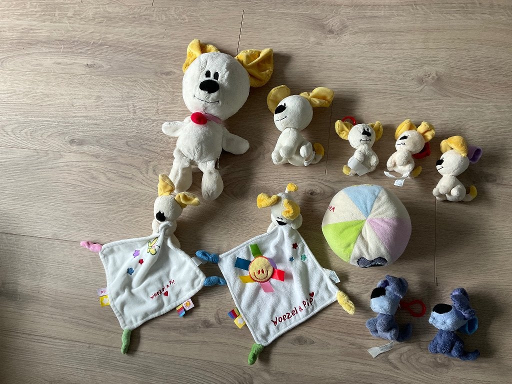 Woezel en Pip knuffels en doekjes, Overige karakters, Ophalen of Verzenden, Zo goed als nieuw, Hond