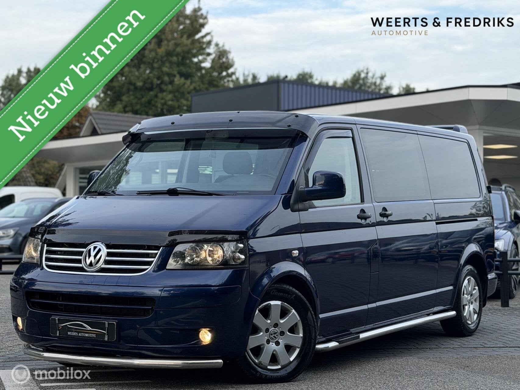 Volkswagen Transporter extra lang 2.5 TDI 340|onderhouden, Auto's, Automaat, Gebruikt, Zwart, Bedrijf
