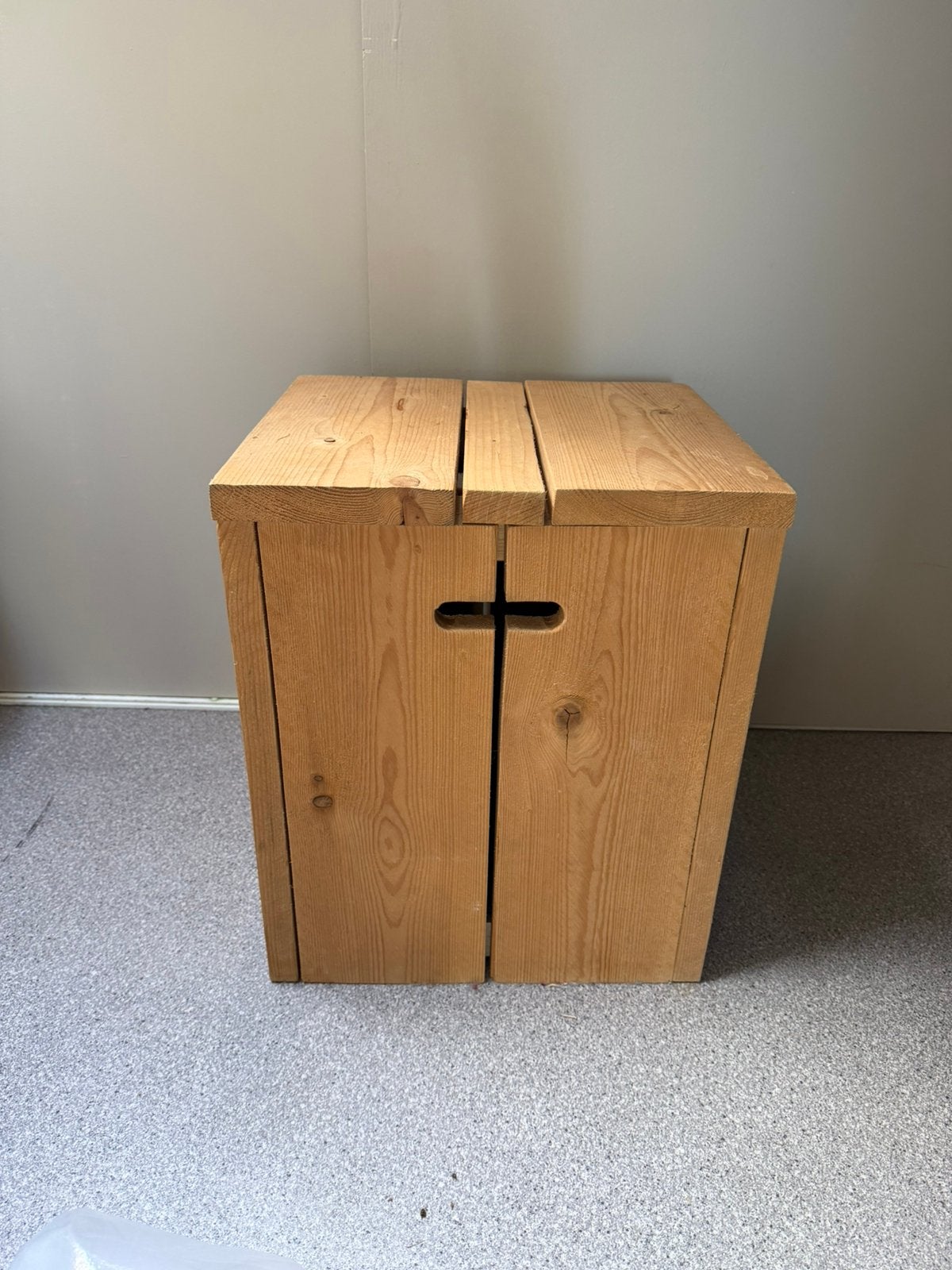 Houten tafeltje, Ophalen, Zo goed als nieuw, 50 tot 100 cm, Minder dan 50 cm