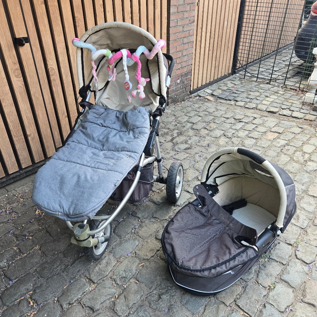 Kinder-wandelwagen, Ophalen, Gebruikt, Quinny, Verstelbare duwstang