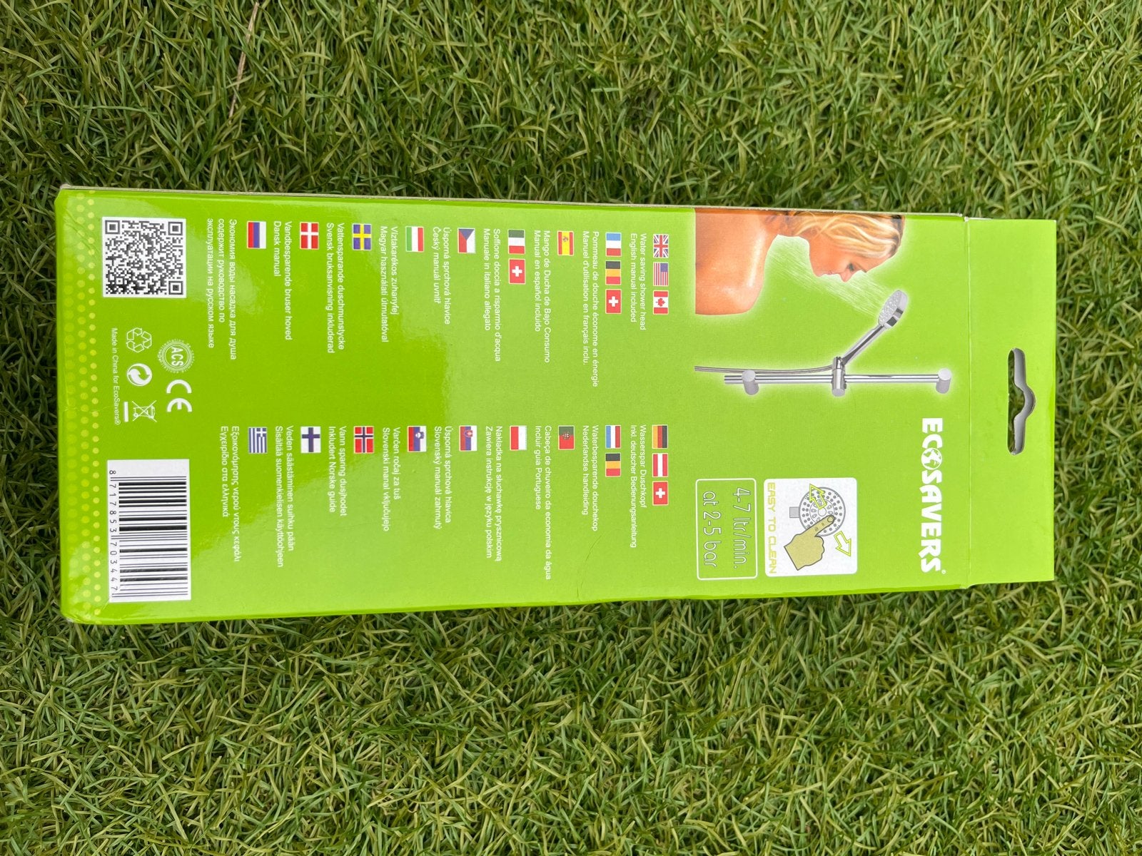 Nieuwe waterbesparende douchekop - EcoSavers, Ophalen, Nieuw, Douche