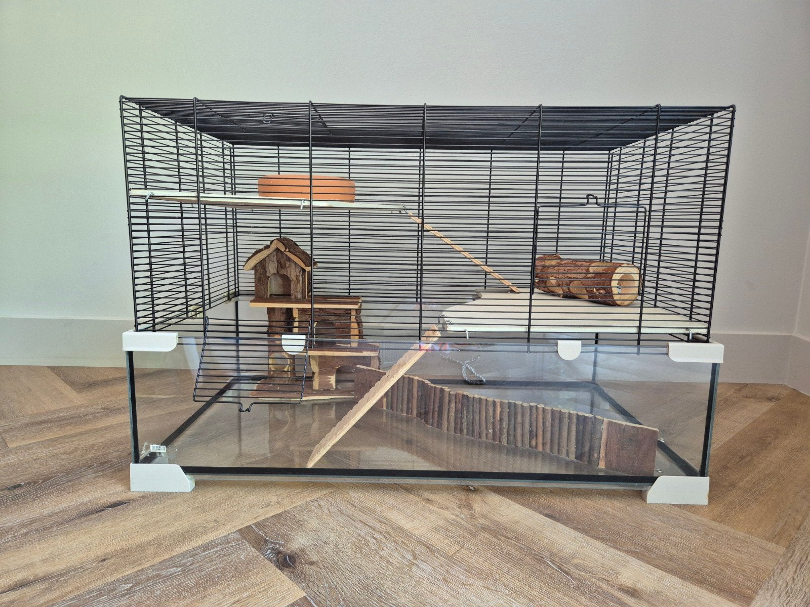 Knaagdierenkooi - 78.5x45.5x52.5 cm incl vele toebehoren, Dieren en Toebehoren, Knaagdieren en Konijnen | Hokken en Kooien, Kooi