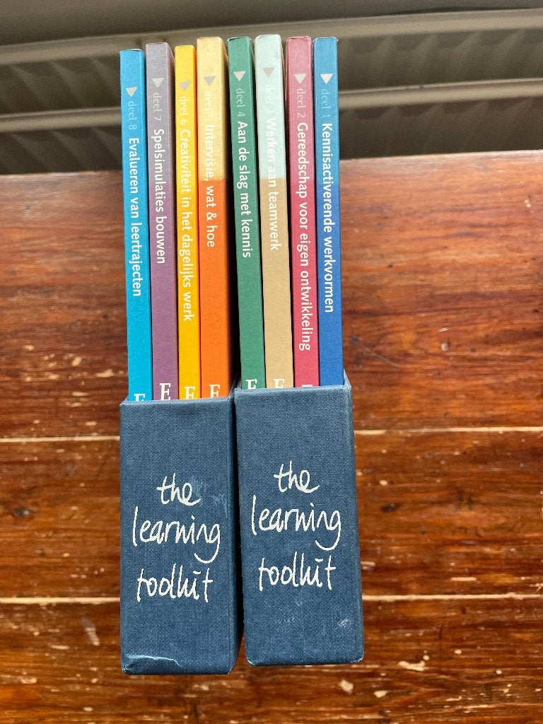 The learning toolkit 8 deeltjes 1999-2002; nieuw, Nieuw, Sasja Dirkse-Hulscher; Angela Talen, Beta, HBO