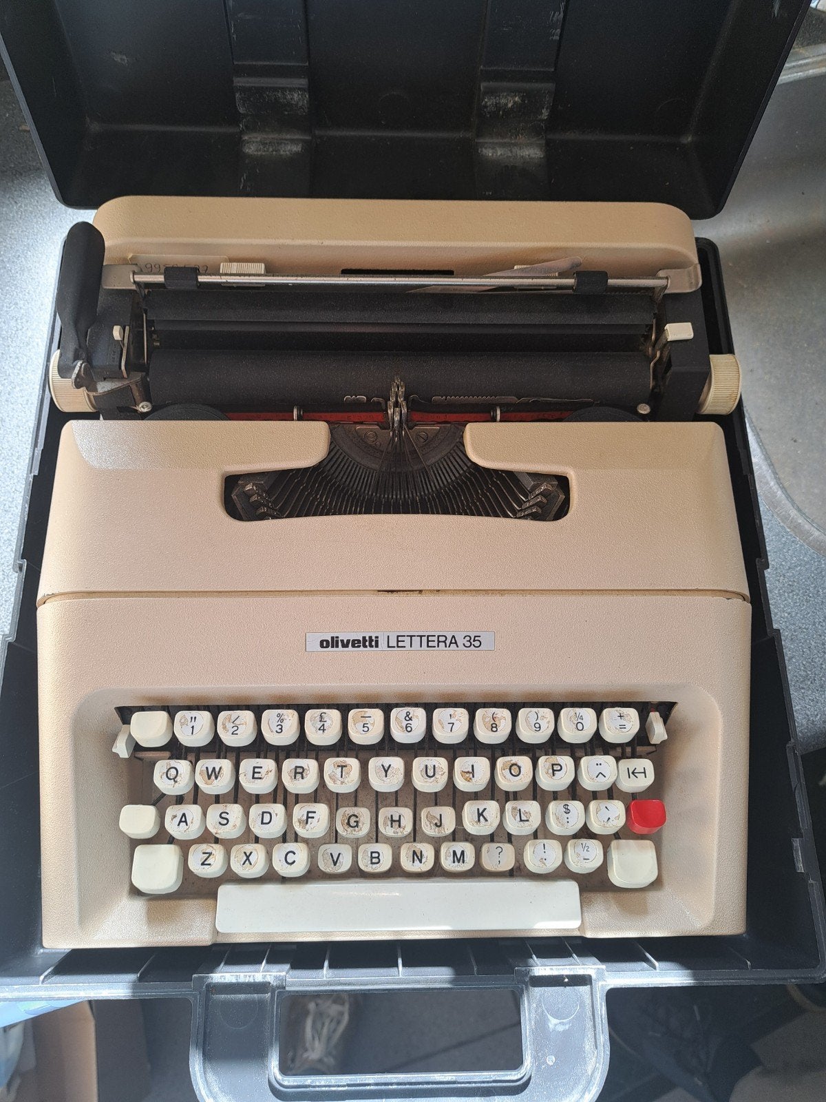 Vintage typemachine, Diversen, Typemachines, Ophalen, Gebruikt