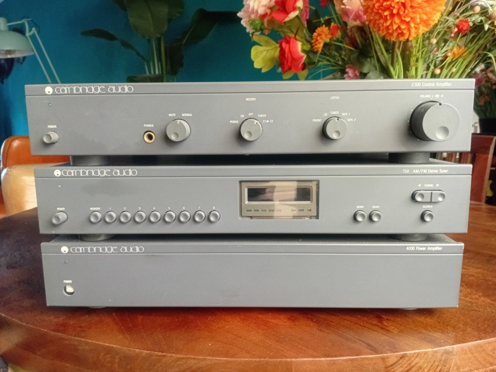 Cambridge Audio C100 Control Amplifier & A100 Power Amplifie, Ophalen, Gebruikt, Overige merken