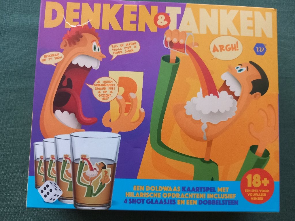 Denken & Tanken drankspelletje., Ophalen of Verzenden, Zo goed als nieuw, Overige