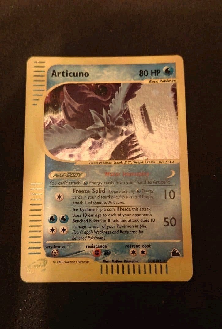 pokemonkaart Articuno skyridge holo H3, Ophalen of Verzenden