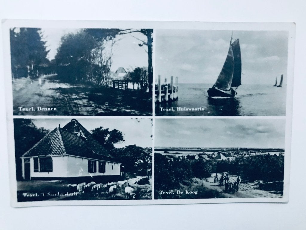 Oude ansichtkaarten Texel en Den Haag, Ophalen of Verzenden, Voor 1920, Gelopen, Noord-Holland