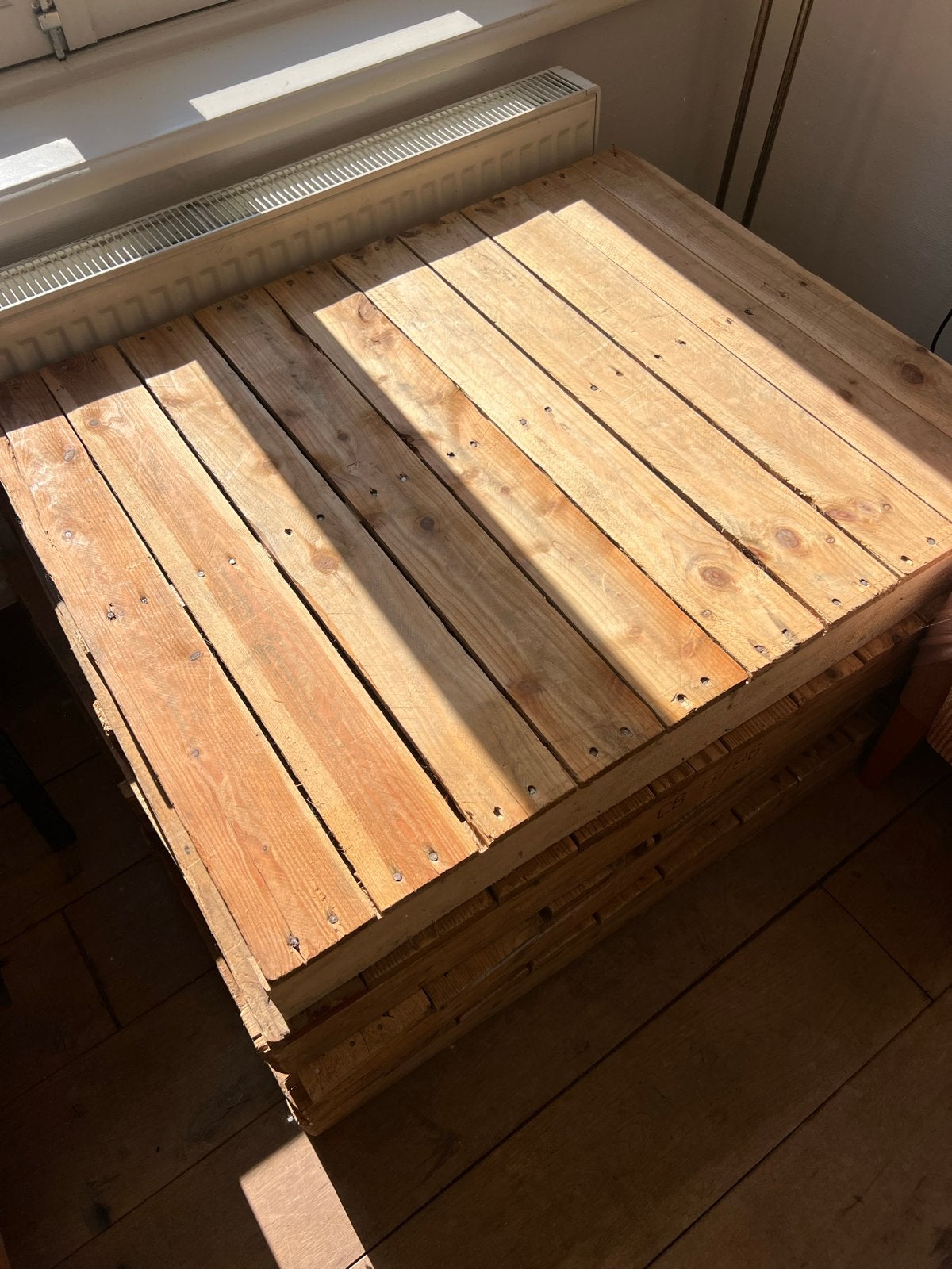 10 dichte Houten pallets ongeveer 1m *80/90cm houten vlonder, Doe-het-zelf en Verbouw, Ophalen, Minder dan 25 mm, Pallet, Minder dan 200 cm
