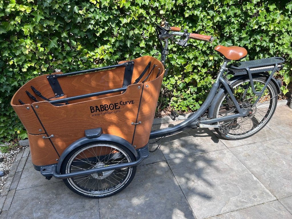 Babboe Curve-E bakfiets (incl. regentent + nieuwe producten), Fietsen en Brommers, Fietsen | Bakfietsen, 4 kinderen of meer, Gebruikt