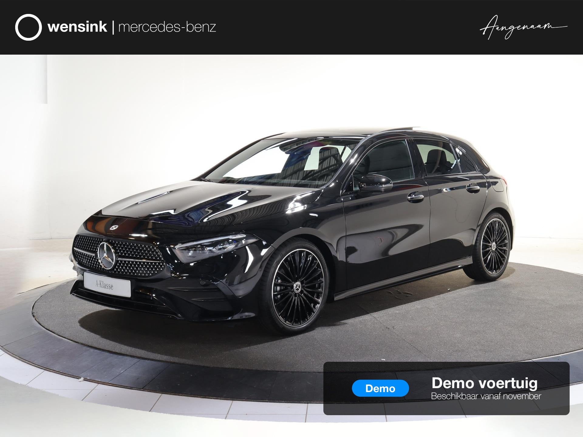 Mercedes-Benz A-Klasse 180 Business Solution AMG | Panoramas, Auto's, 136 pk, 4 cilinders, Zwart, Origineel Nederlands