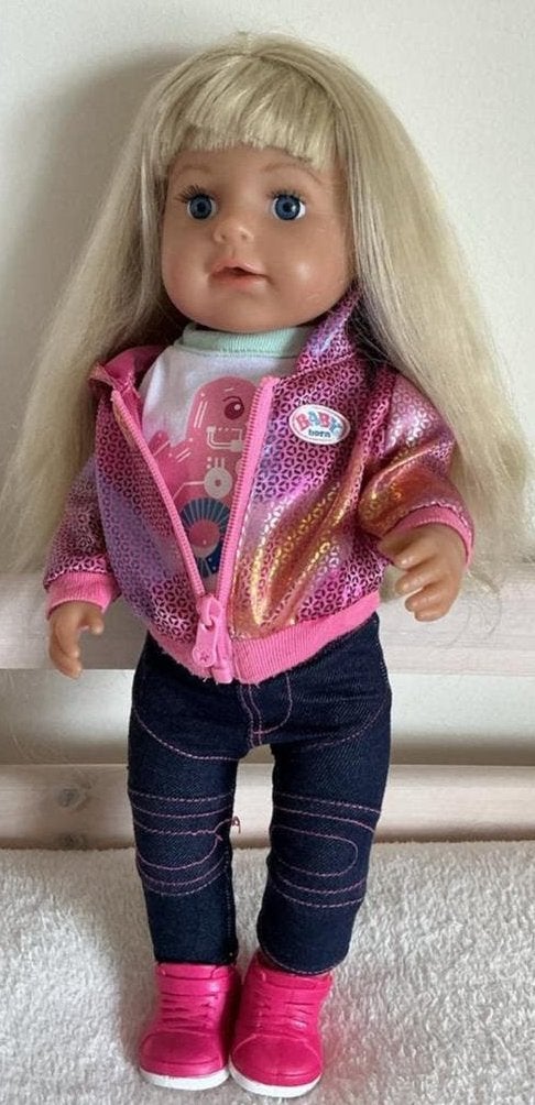 Baby Born keurige Merk  pop, Ophalen of Verzenden, Zo goed als nieuw, Babypop