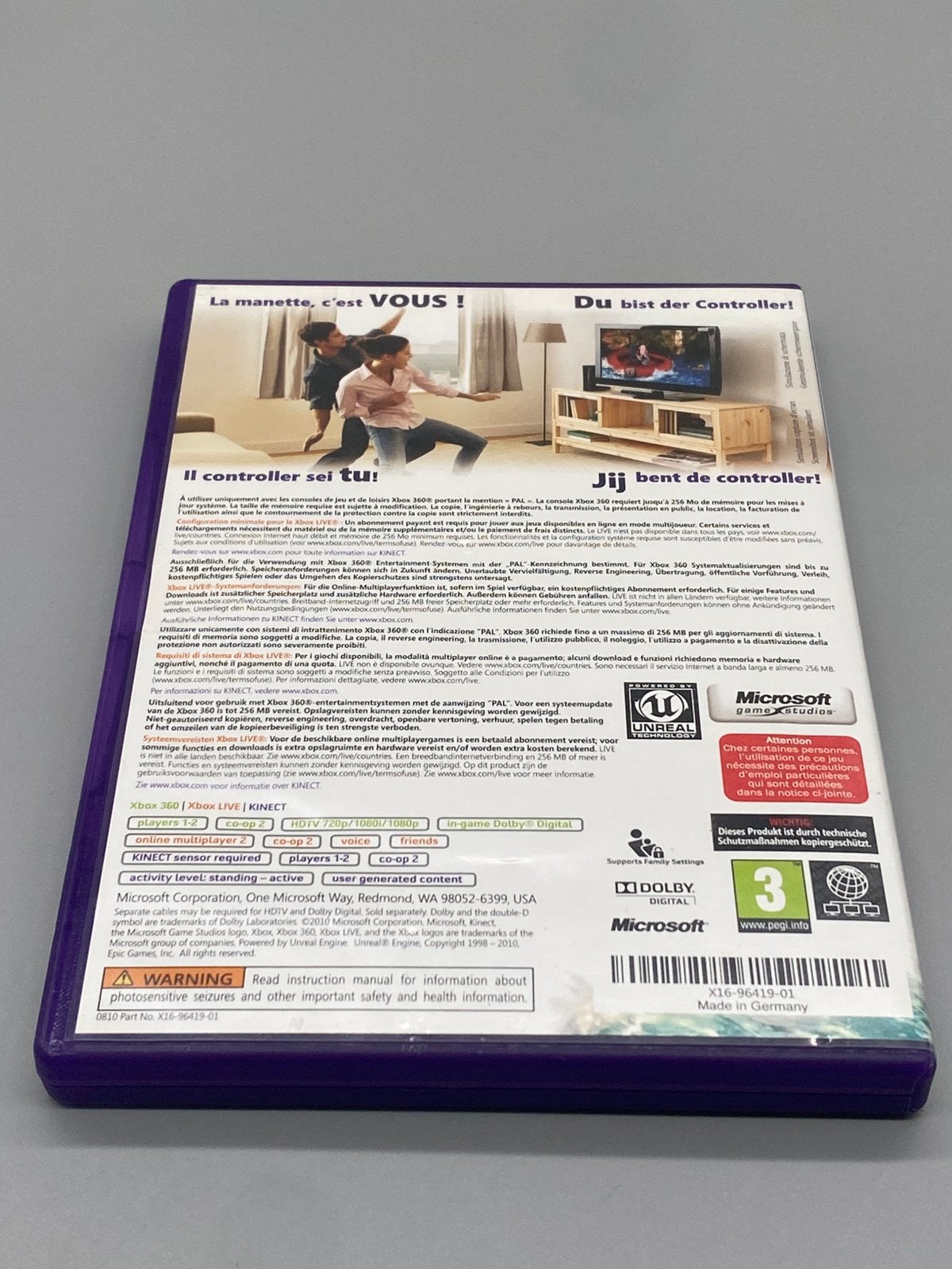 Kinect Adventures! – Xbox 360, Avontuur en Actie, Microsoft Studios, Gekoppelde computers, 2 spelers
