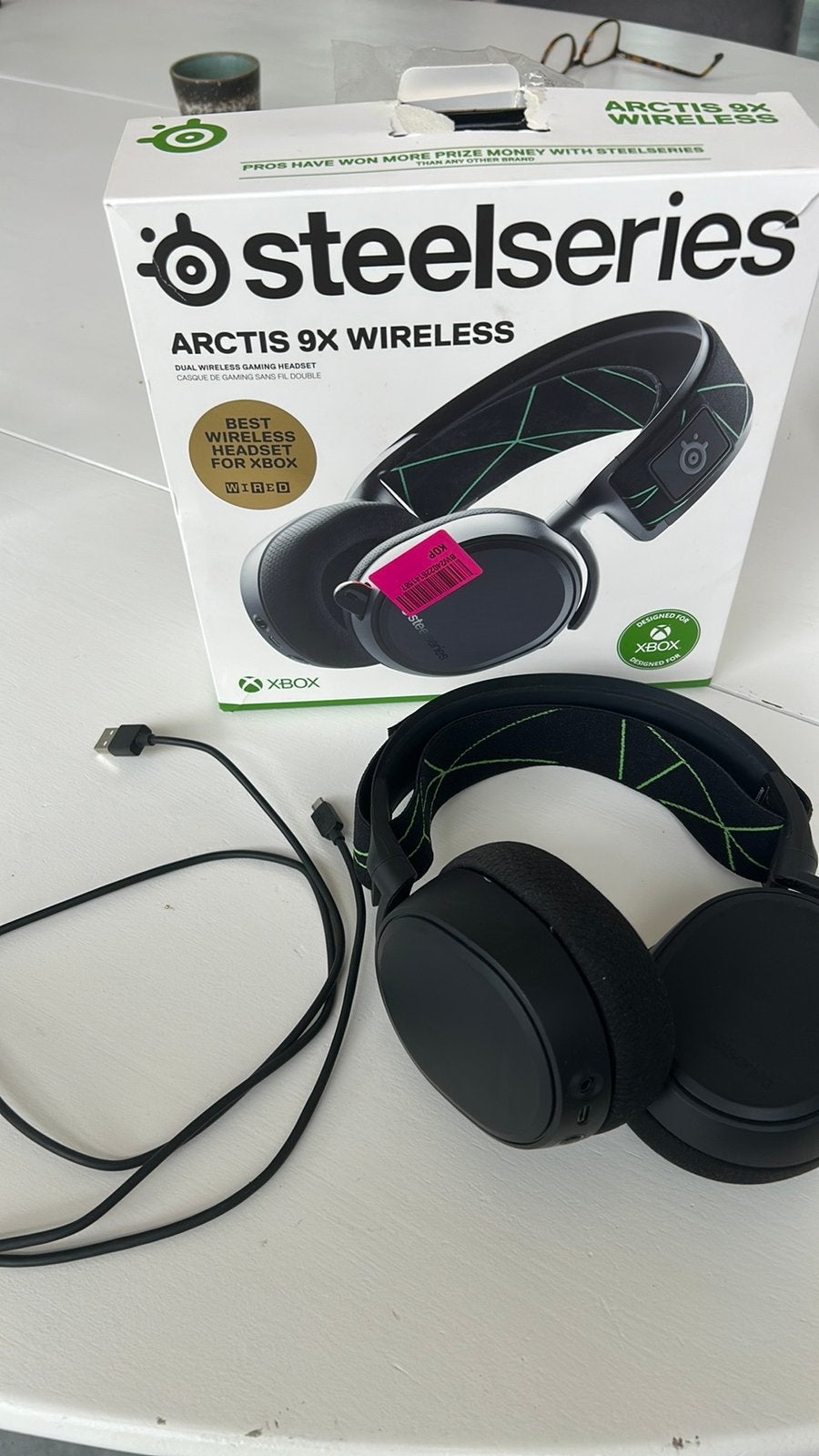 Steelseries arctis 9x wireless, Ophalen of Verzenden, Zo goed als nieuw