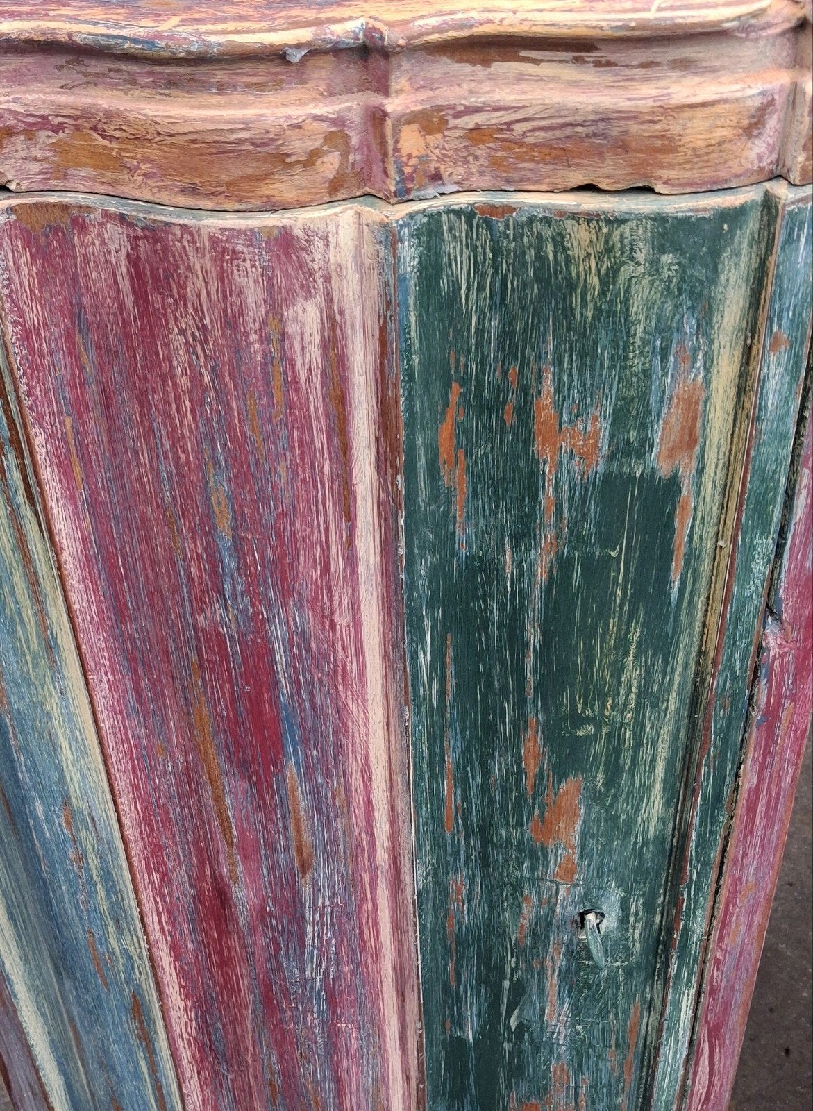 Shabby/Antiek /India/Hoekkast/Kast, Ophalen of Verzenden
