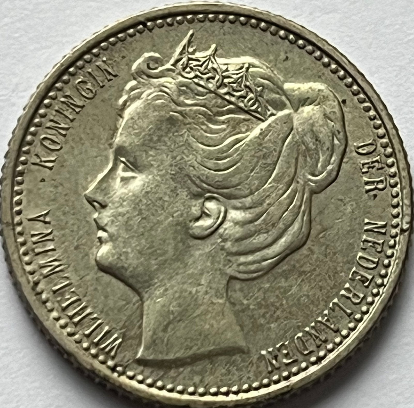 Schitterend kwartje 1901, Zilver, 25 cent, Ophalen of Verzenden, Koningin Wilhelmina