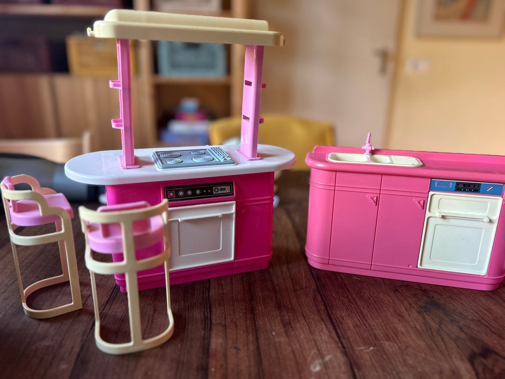 Barbie keuken vintage jaren ‘90, Ophalen of Verzenden, Gebruikt, Poppenhuis