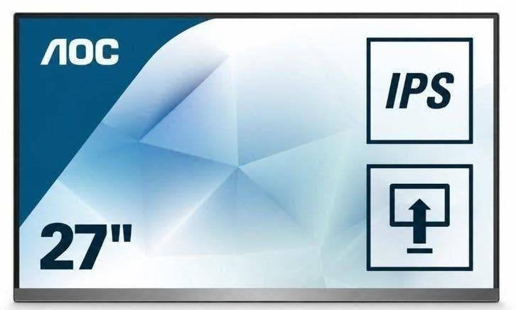 AOC I2790PQU Zwart 27"FHD IPS DP HDMI Speakers Zonder Voet, Computers en Software, Monitoren, HDMI, IPS, Kantelbaar, Ophalen of Verzenden