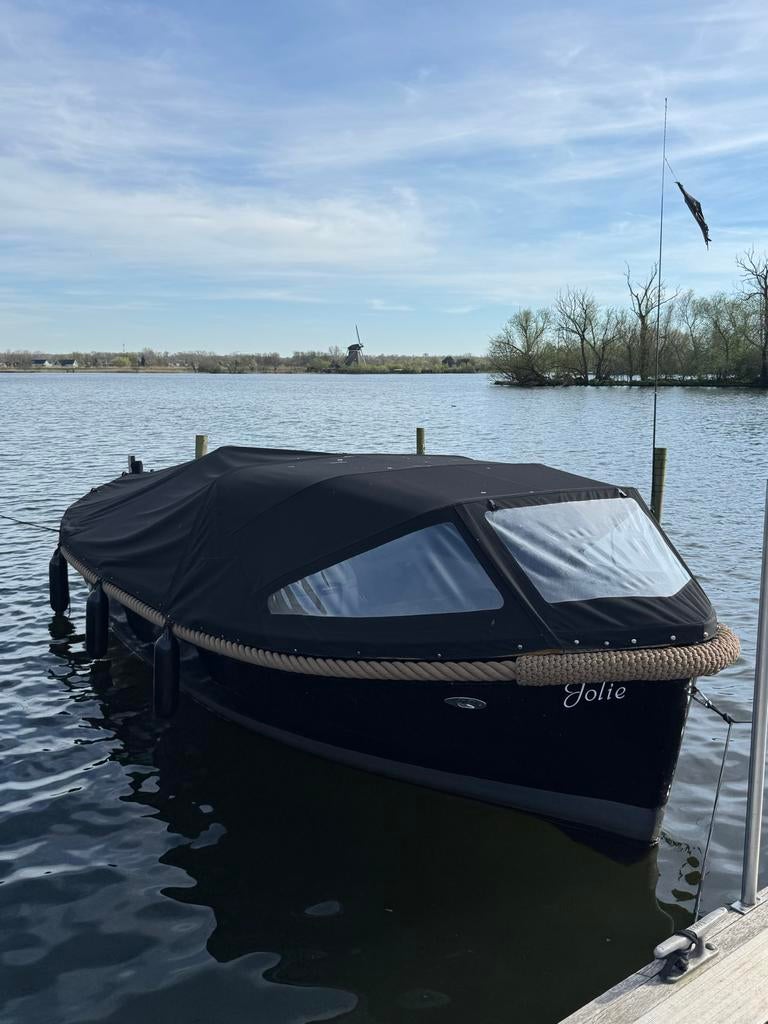 Reddingssloep 7,30m met buiskap, bimini, boegschroef, Watersport en Boten, Sloepen, Ophalen, Gebruikt, Binnenboordmotor, Diesel