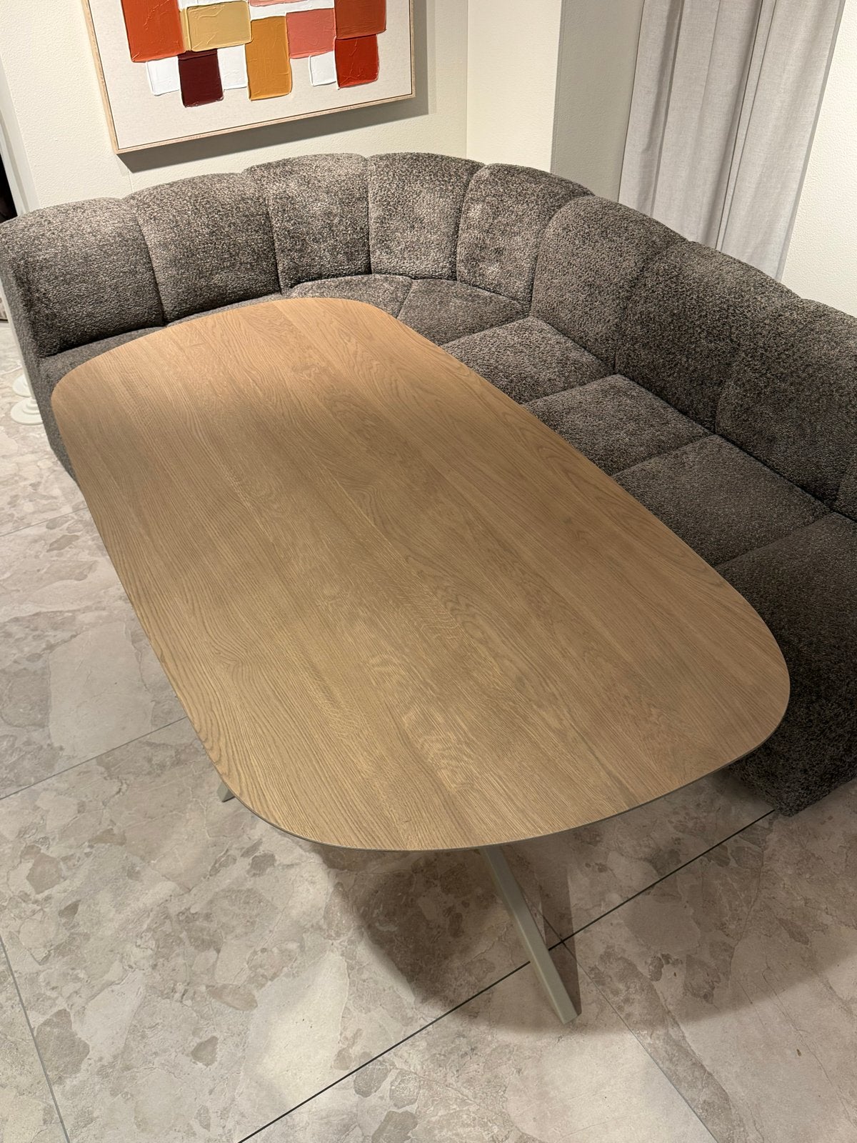 NIEUW! Hoek Mojo Eetbank & Eettafel 180x100cm massief hout, Ophalen of Verzenden, Zo goed als nieuw, Vijf personen of meer, 200 cm of meer