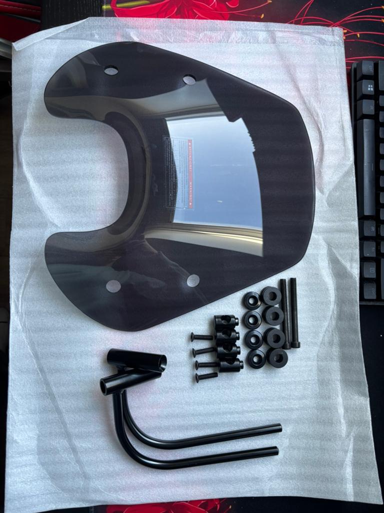 Piaggio zip 2000 windscherm smoked, Ophalen of Verzenden, Nieuw, Overige typen