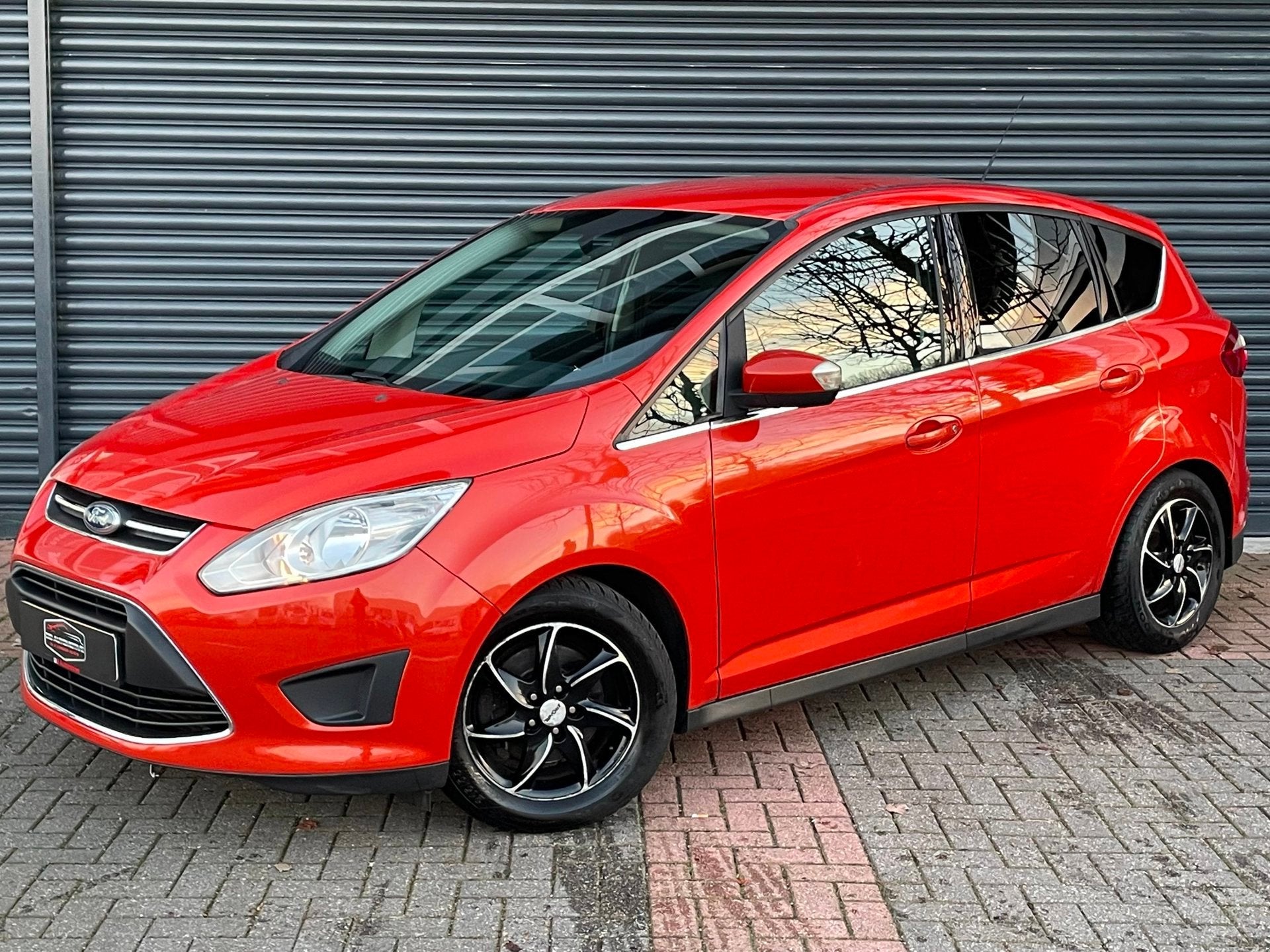 Ford C-Max 1.6 EcoBoost 150 Pk Titanium Trekhaak | Stoelverw, Auto's, Voorwielaandrijving, Stof, Gebruikt, Zwart