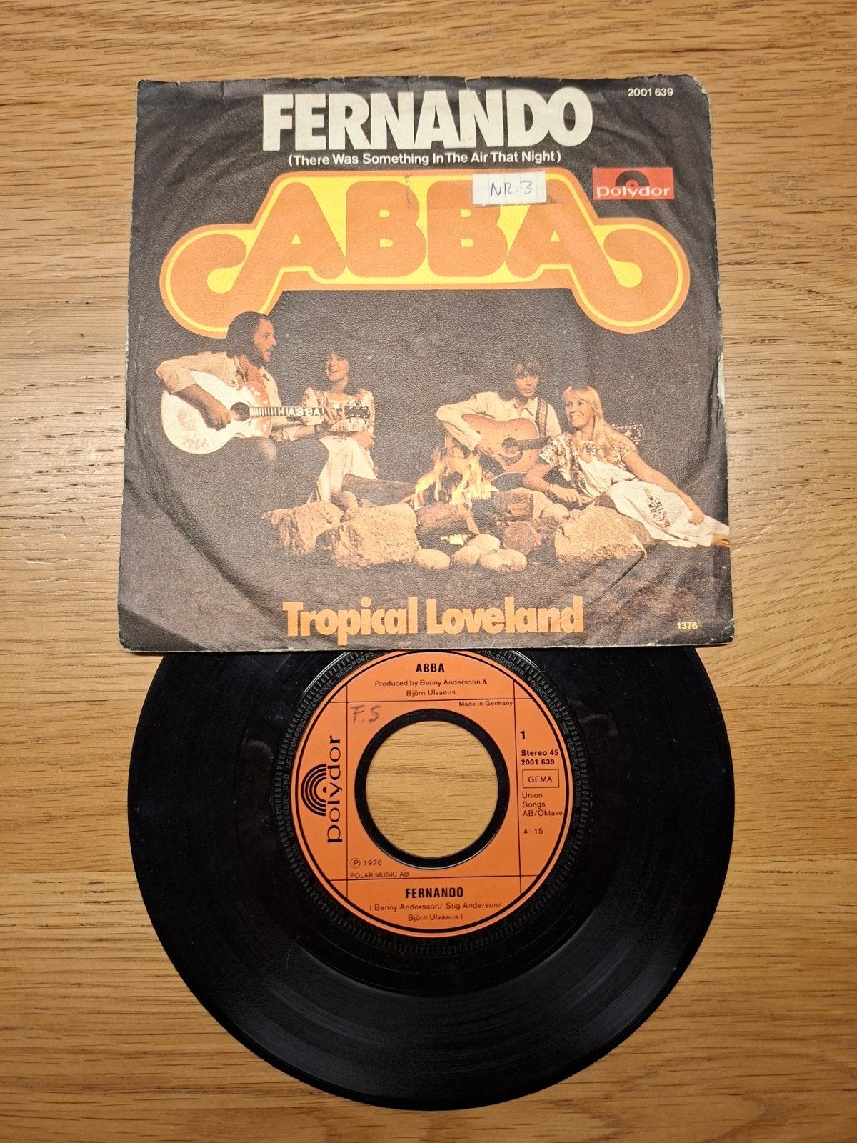 ABBA - Fernando (Single, 1976) Polydor, Gebruikt, 7 inch, Ophalen of Verzenden, Pop