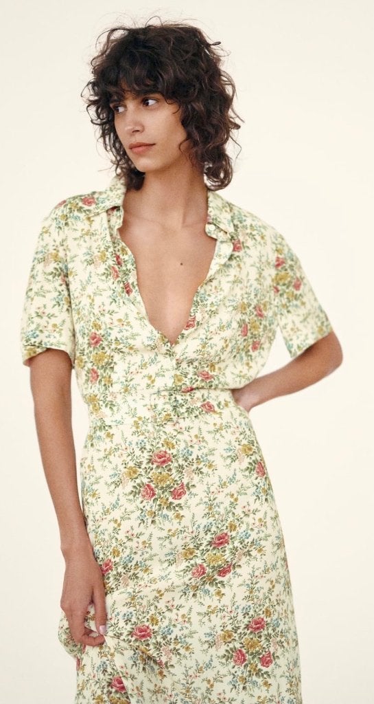 Zara nieuwe bloemen print zomer maxi jurk maat XS, Zara, Nieuw, Ophalen of Verzenden, Maat 34 (XS) of kleiner