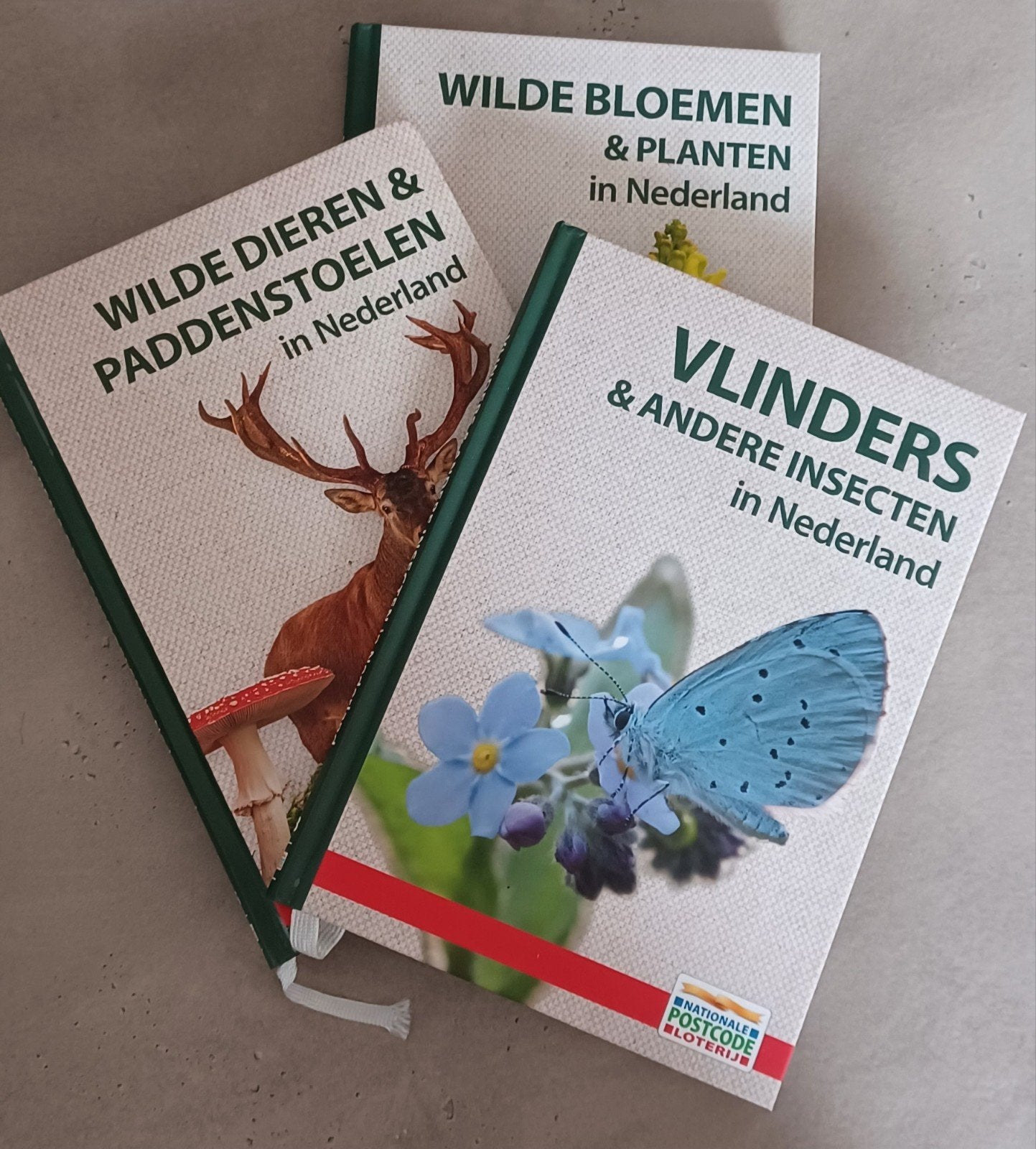 Set van drie natuurdoelen., Ophalen of Verzenden, Bloemen, Planten en Bomen